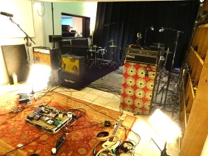 live in the studio